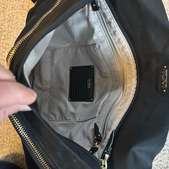 Tumi Voyageur Sadler Black Nylon Crossbody Bag - Picture 3 of 6